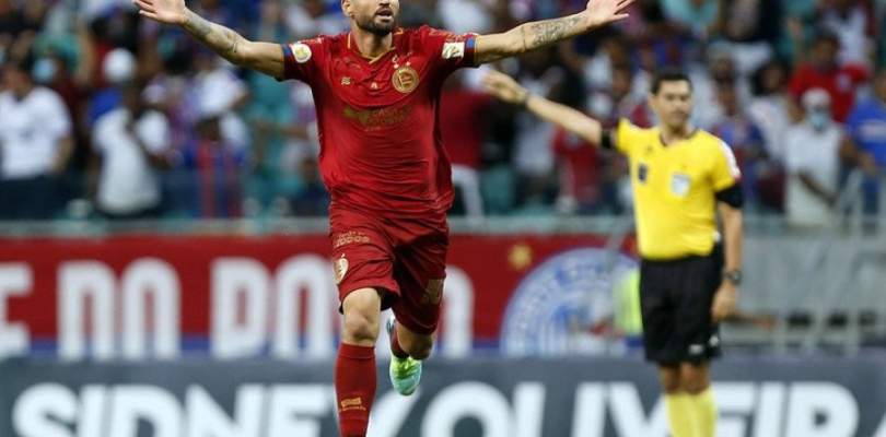 Bahia terá retorno do artilheiro Gilberto para encarar o Grêmio