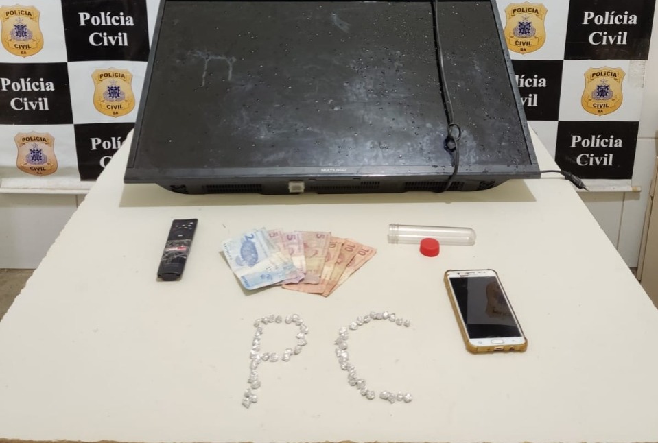 Homem é preso por receptação e tráfico de drogas em Juazeiro