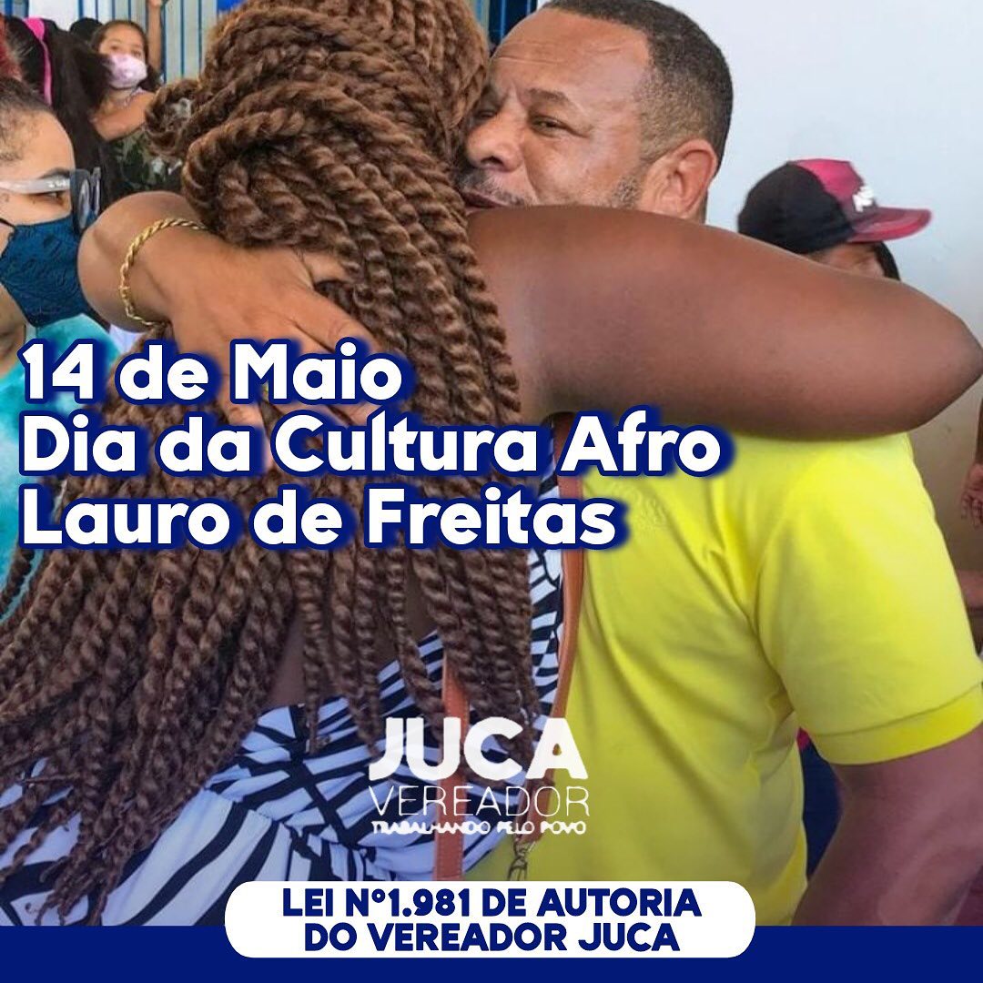 Projeto que cria Dia Municipal da Cultura Afro-Brasileira, do Vereador Juca foi sancionado.
