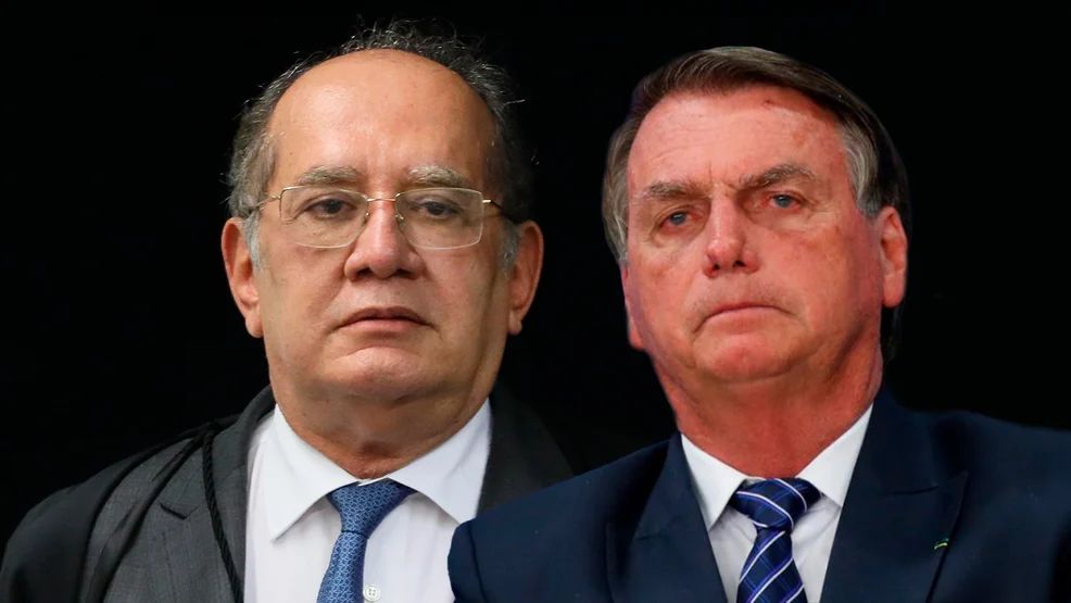 Bolsonaro participa de jantar em homenagem a Gilmar Mendes