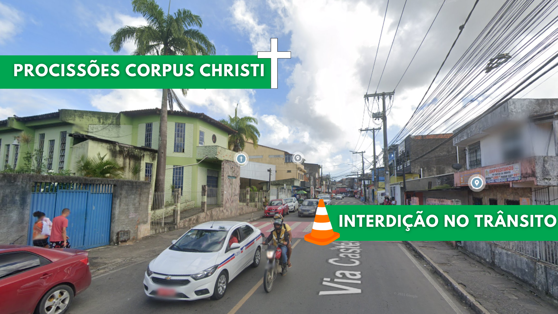 Procissões de Corpus Christi causam interdições no trânsito de Salvador, nesta quinta-feira (16)