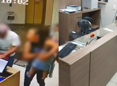 VÍDEO: Casal quebra recepção de clínica e acusa dentista de colocar chip em cliente