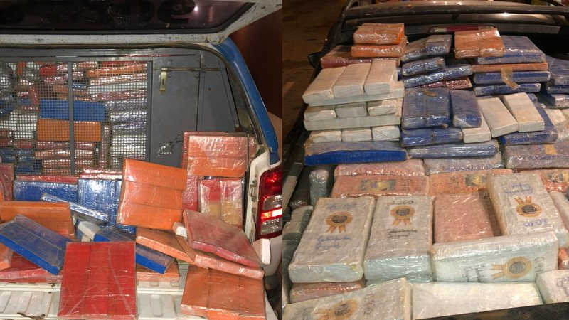 Vitória da Conquista: PM encontra cerca de uma tonelada de maconha em celeiro