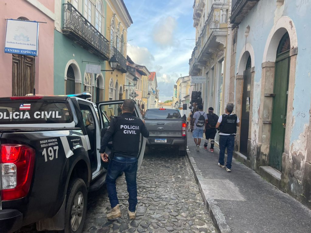 Polícia Civil cumpre mandatos no Centro Histórico de Salvador