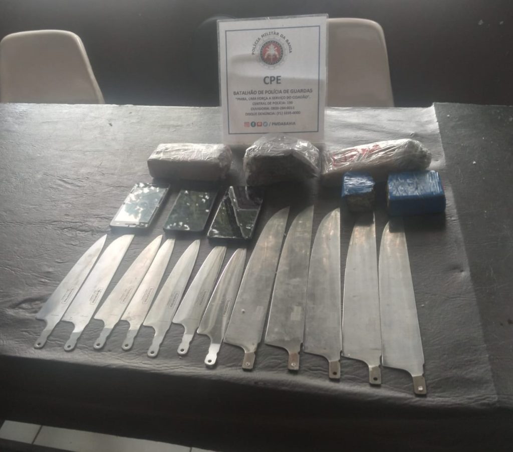 Criminosos tentam arremessar facas em presídio de Salvador