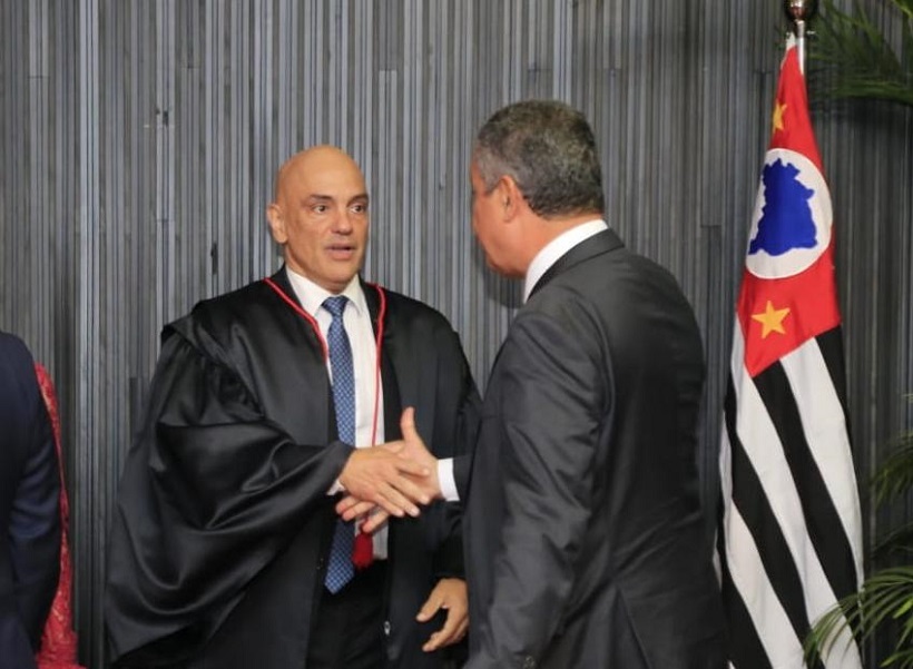 “O povo brasileiro deseja é que as eleições transcorra em paz”, diz Rui Costa em posse de Alexandre de Moraes