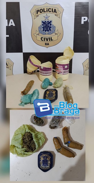 Morro do Chapéu: Homem leva maconha em iogurte para delegacia e acaba preso