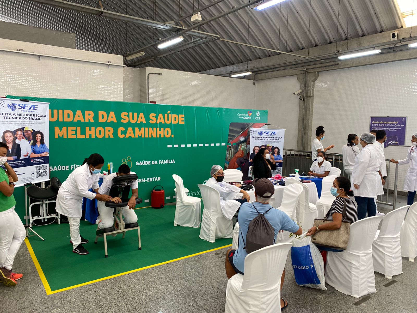 CCR Metrô Bahia realiza ações gratuitas nas Estações Pirajá e Detran do Metrô no Novembro Azul