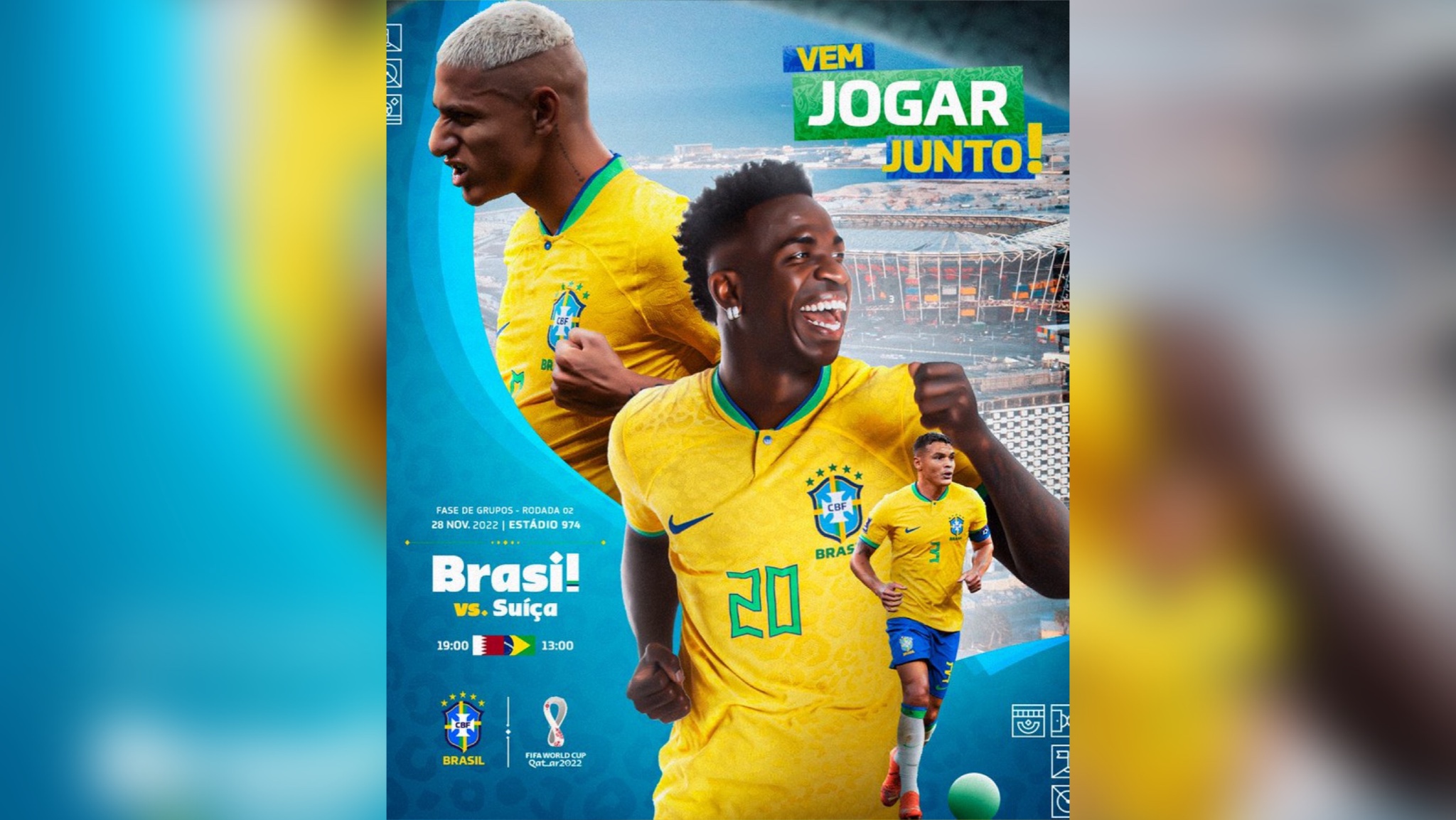 Copa do Mundo: com chances de classificação, Brasil e Suíça duelam pelo Grupo G