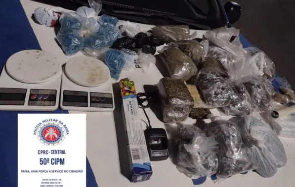 PM prende suspeito com quase 5 quilos de maconha no bairro de Nova Brasília, em Salvador