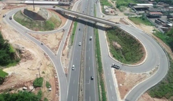 Alças de viadutos passam por intervenções nas BR-324 e 116