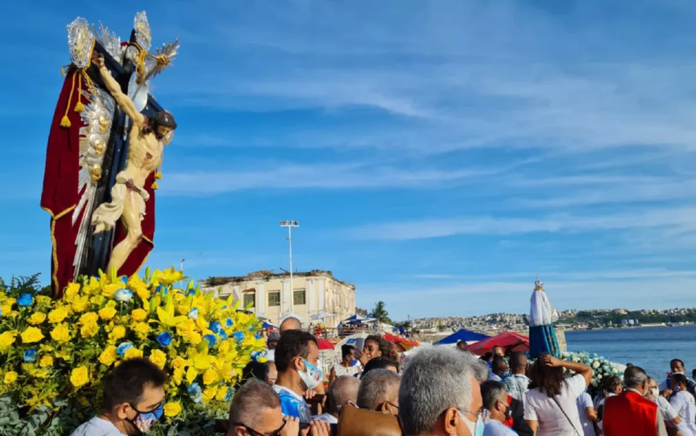 Fiéis se reúnem neste domingo para celebrar Bom Jesus dos Navegantes e de Nossa Senhora da Boa Viagem; veja programação