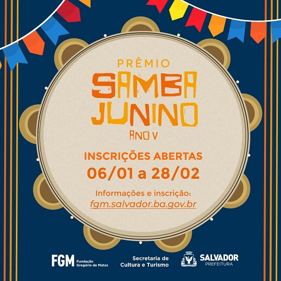 FGM abre inscrições para a quinta edição do Prêmio Samba Junino