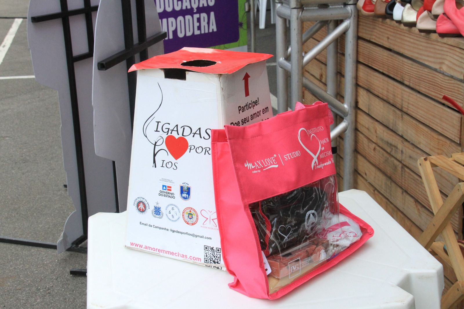 SSP arrecada cabelo para mulheres com câncer na Feira Março Mulher