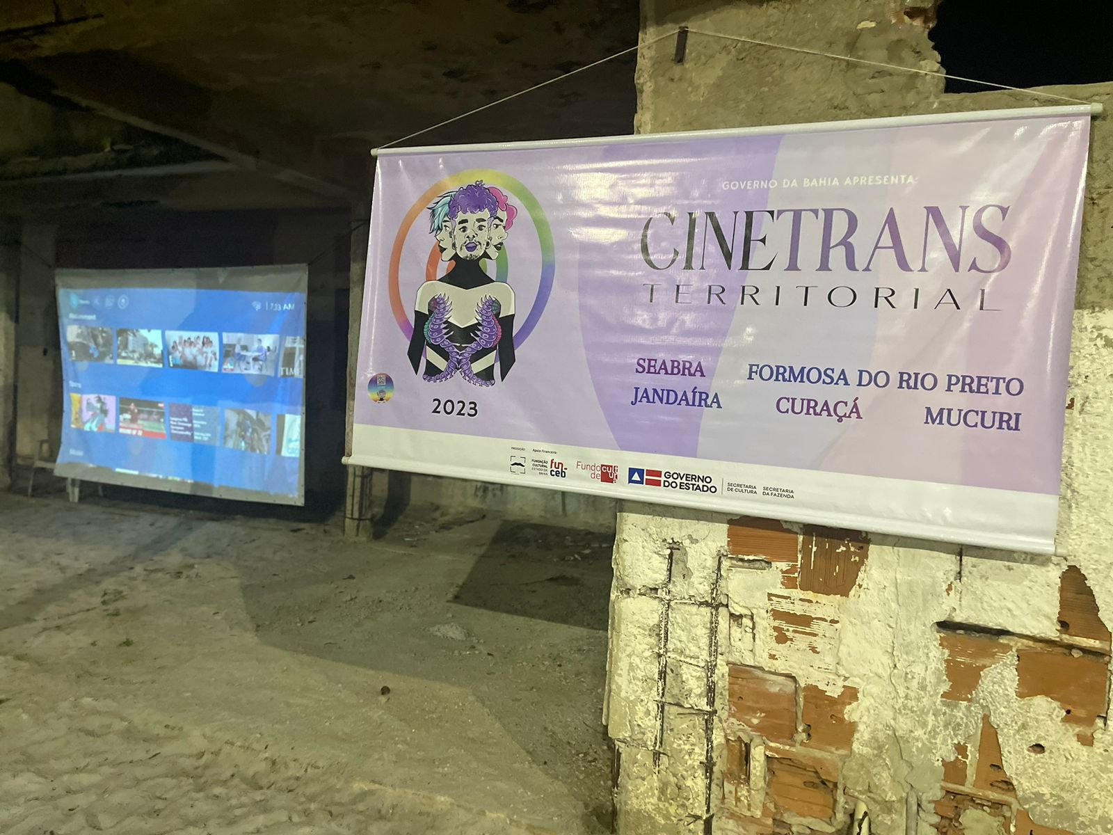 Cine Trans Territorial finaliza 2ª edição do projeto itinerante de cinema em Jandaíra entre 10 e 16 de março