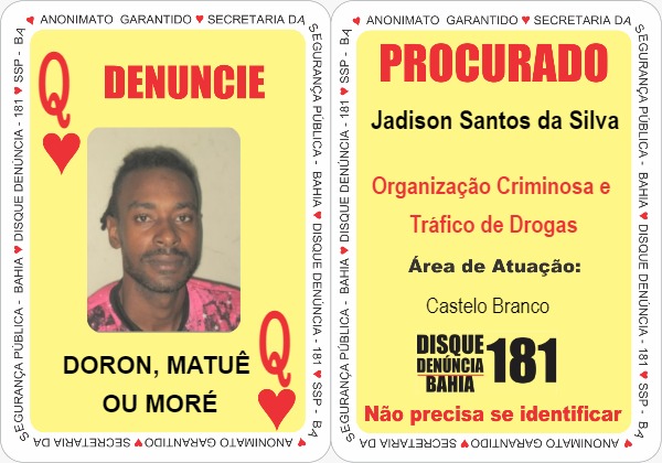 Líder de organização criminosa em Castelo Branco é inserido no Baralho do Crime