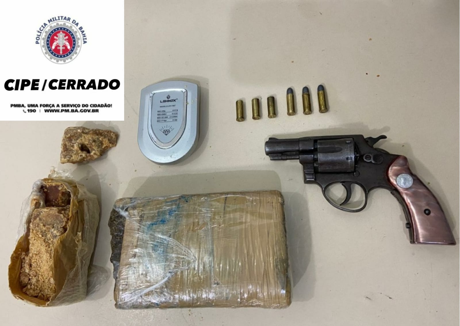 Homem armado é encontrado pela Cipe Cerrado em São Desidério