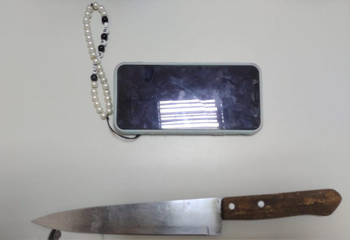 Polícia flagra adolescentes com facas na avenida Tancredo Neves