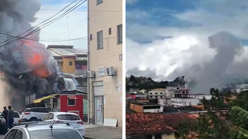 Explosão em depósito de fogos causa alarme em Simões Filho