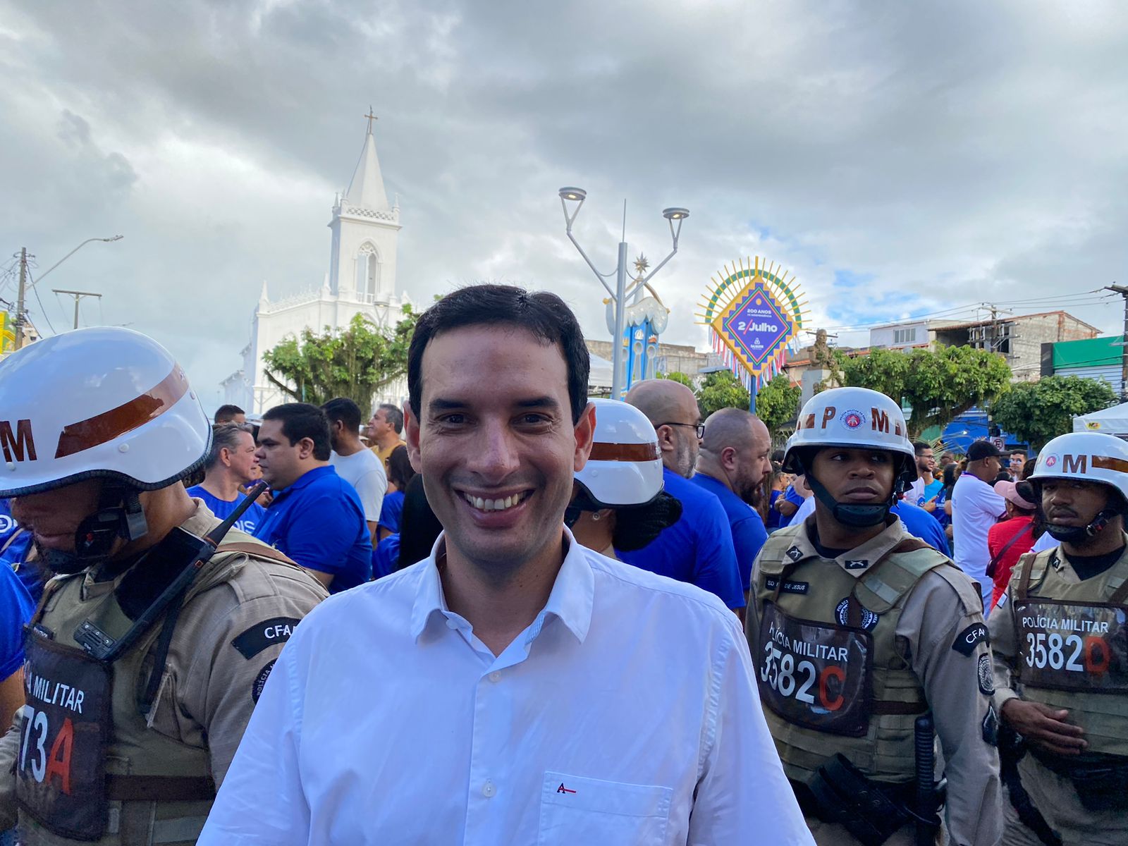 Leo Prates saúda heróis da Independência da BahiaO Parlamentar aproveitou os festejos do Dois de Julho para exaltar união e a democracia