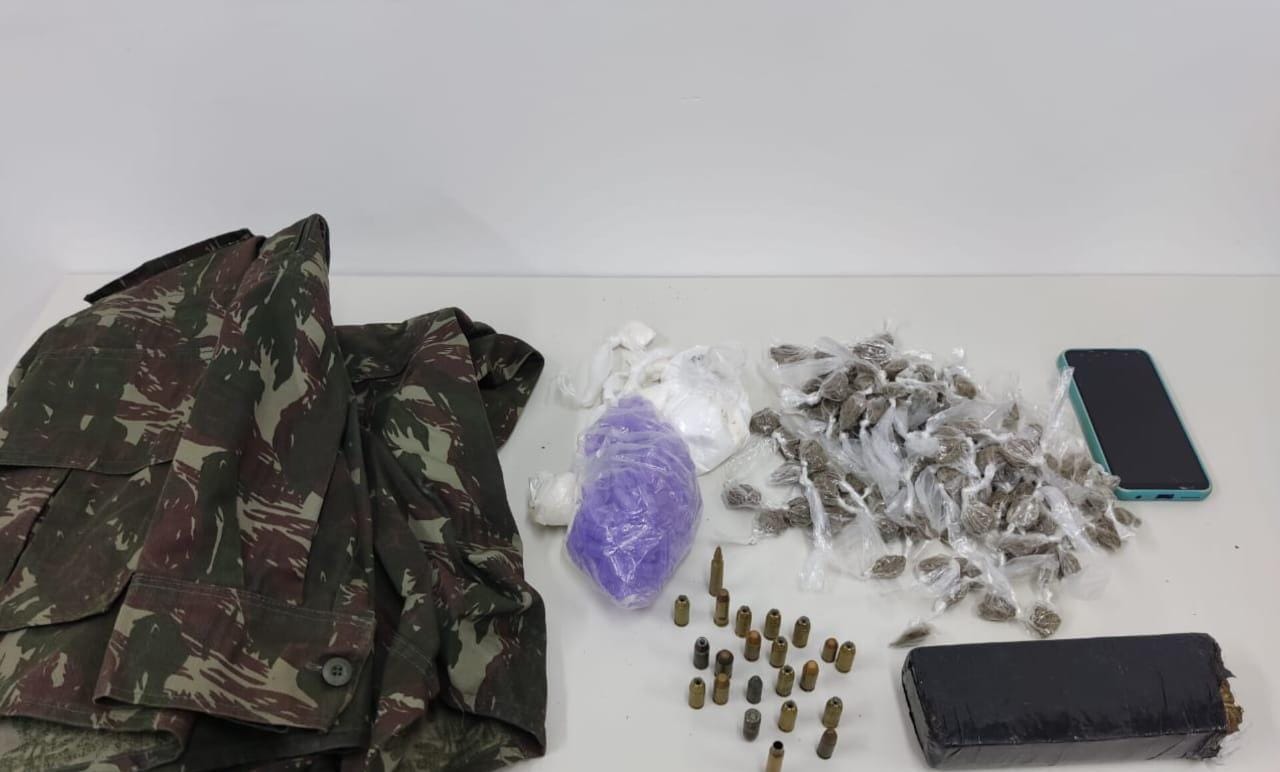Suspeito de tentativa de homicídio é preso com drogas e munições em Salvador