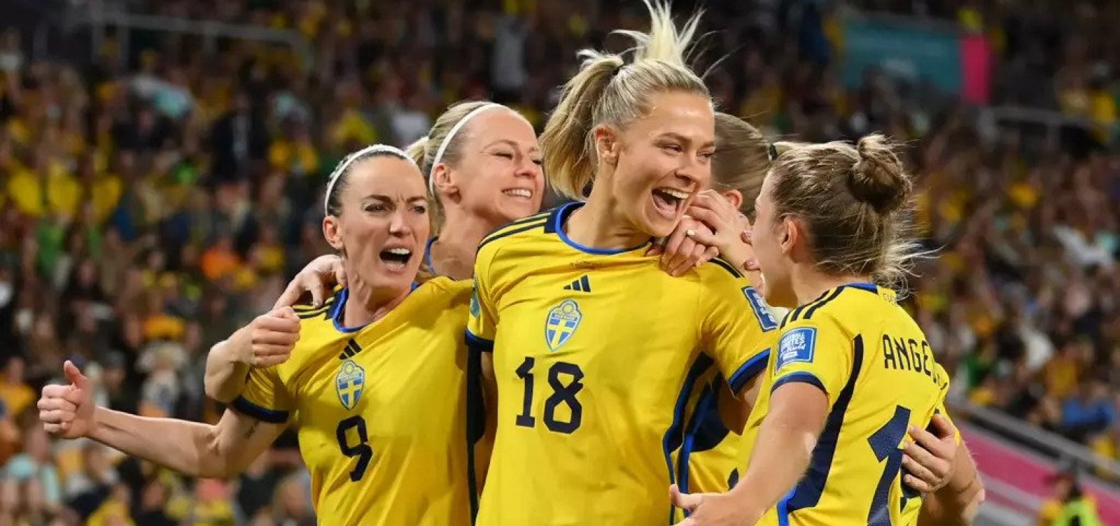 Suécia conquista terceiro lugar na Copa do Mundo Feminina de Futebol, vencendo a Austrália por 2 a 0
