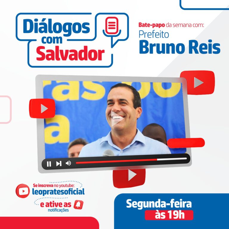 Leo Prates lança podcast Diálogos com Salvador