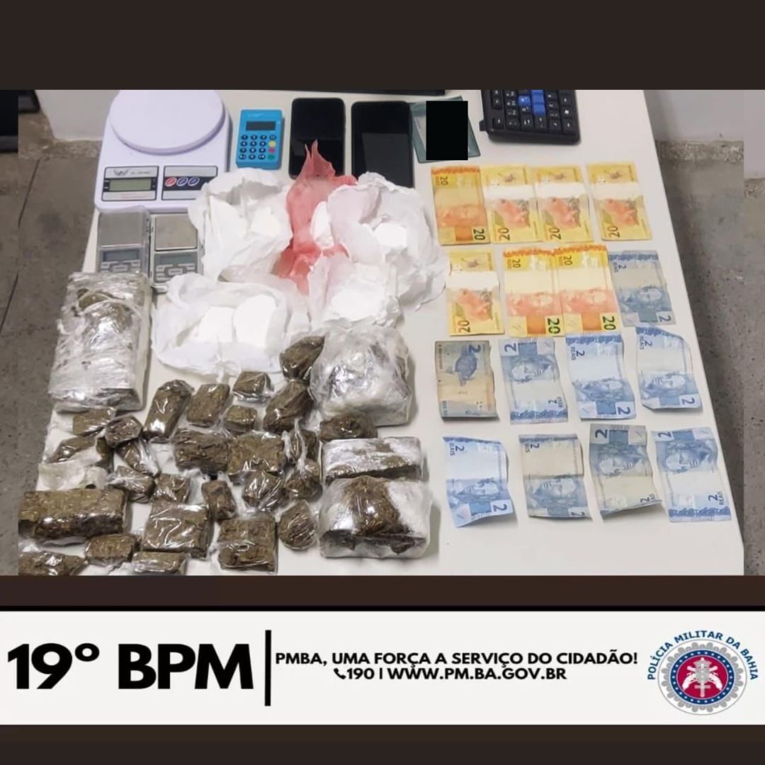 Homem é preso por tráfico de drogas em Jequié