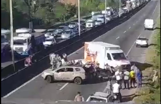 Guarda civil de Salvador é alvo de tentativa de homicídio; veja vídeo