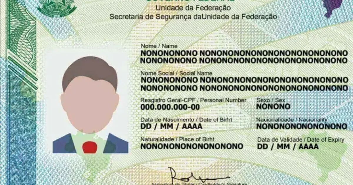 Nova carteira de identidade volta a ter campo de sexo e distinção de nome social