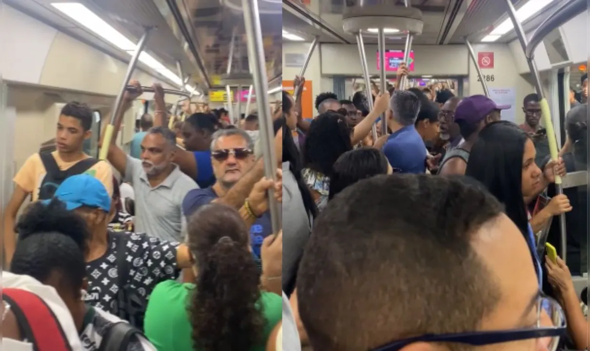 Furto de cabos no metrô de Salvador causa lentidão na Linha 2