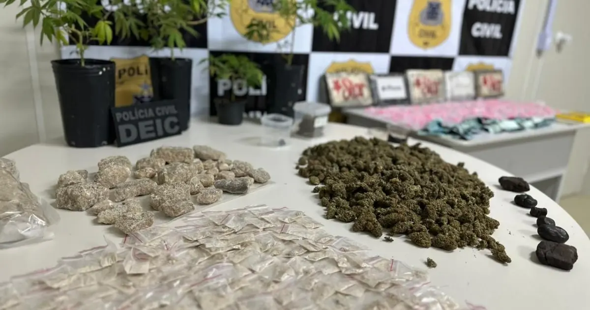 Homem é preso com R$ 1 milhão em drogas que seriam vendidas no Carnaval de Salvador