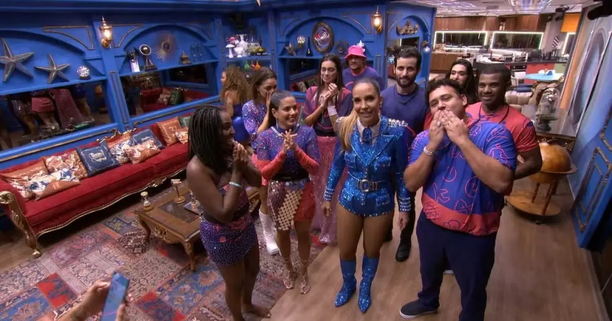 Ivete Sangalo participa de festa no BBB 24 e manda recado para famílias dos confinados
