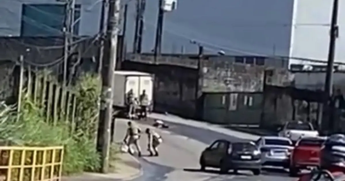 Trio tenta roubar caminhão em Valéria, troca tiros com a polícia e dois são feridos