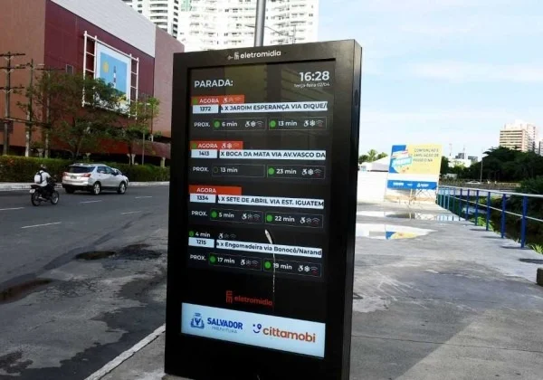 Prefeitura emitirá alertas sobre transporte público em painéis digitais e aplicativo