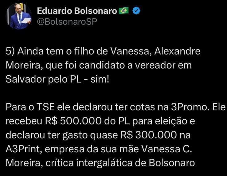 Eduardo Bolsonaro Expõe Crise na Direita Baiana: Briga com Rádio Brado e Assessores de Diego Castro