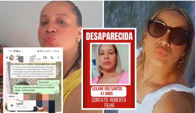 “MATEI”: Namorado manda mensagem pra família de mulher desaparecida em Pau Miúdo