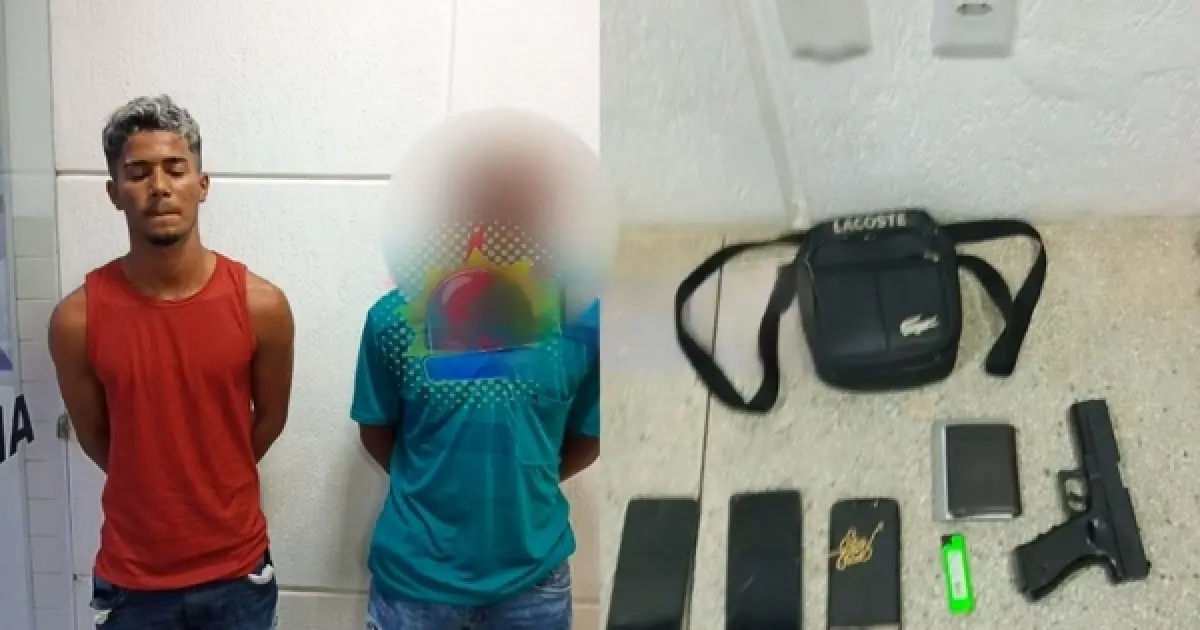 Dupla é detida por suspeita de roubos na Avenida Paralela, em Salvador