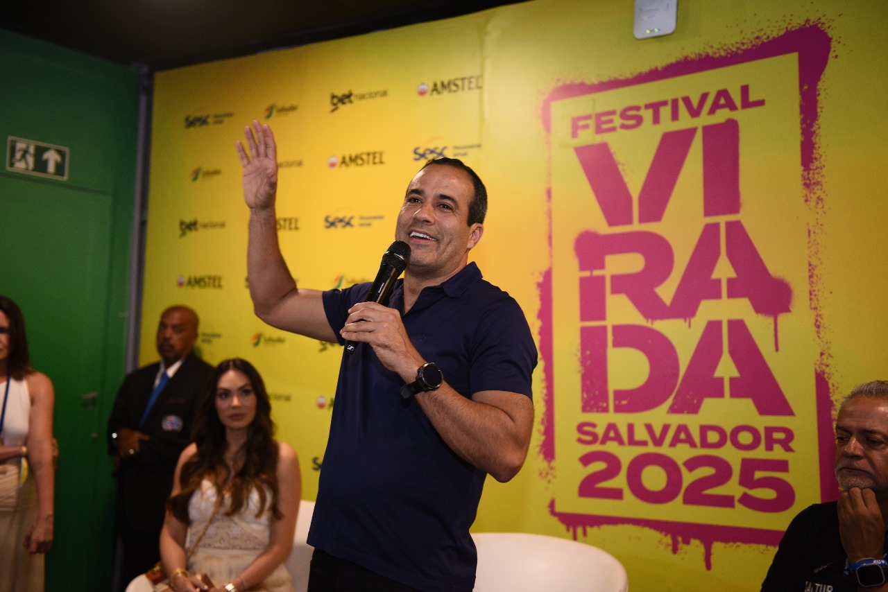 Virada contribui para que Salvador se consolide como o principal destino turístico do Brasil, afirma Bruno Reis