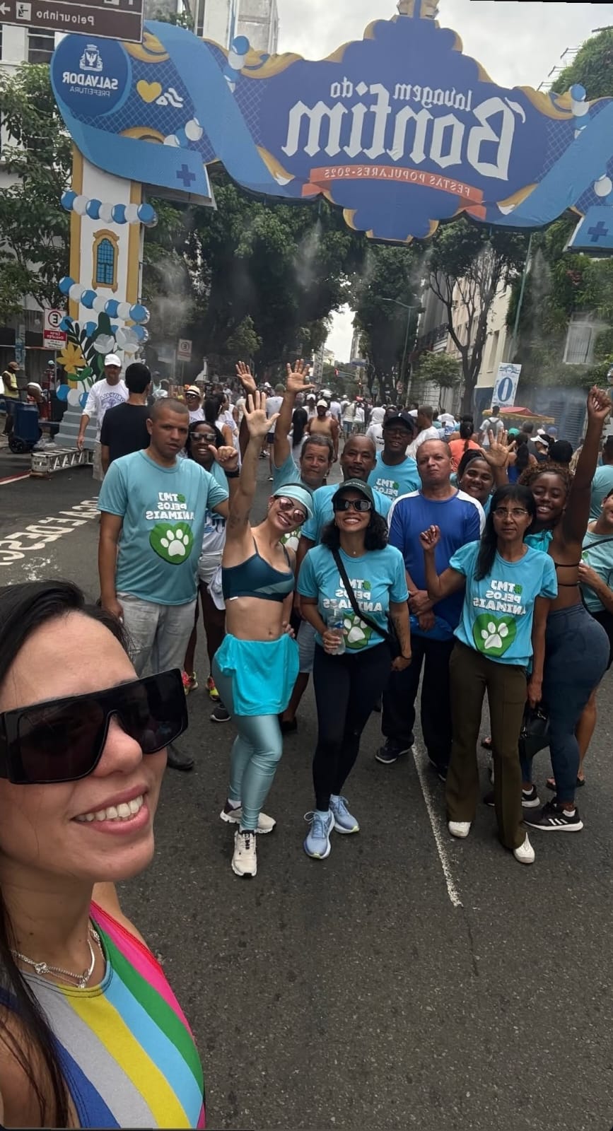 Marcelle Moraes celebra fim das carroças com animais na Lavagem do Bonfim: “Respeito à cultura sem maus-tratos”