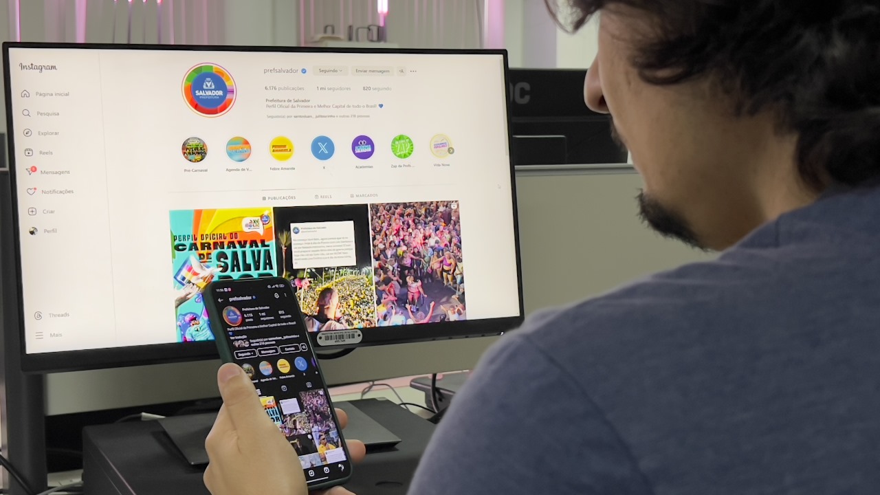 Salvador bate 1 milhão no Instagram e se consagra como referência digital