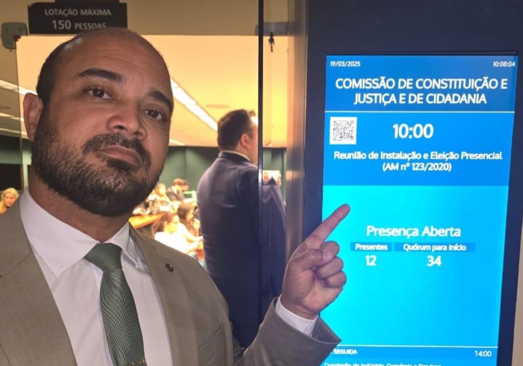 Capitão Alden assume vaga na CCJ e reforça atuação na Câmara