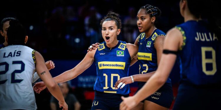 Brasil vence na Liga das Nações com destaque para Ana Cristina
