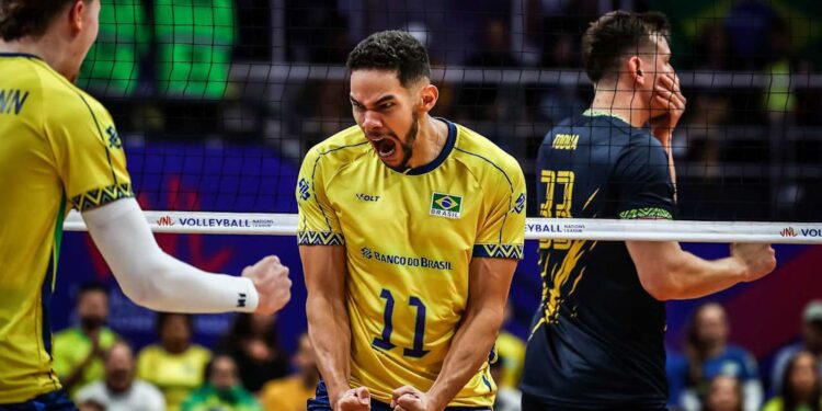 Brasil supera mau começo e consegue reverterxCsvmilda Ucrânia na Liga das Nações