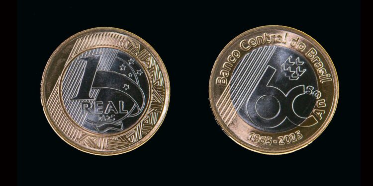 Banco Central celebra 60 anos com moeda especial de R$ 1