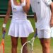 Luisa Stefani segue em frente nas duplas mistas e femininas em Wimbledon