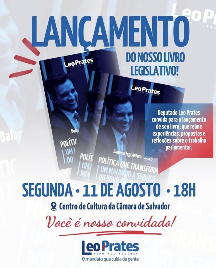 Leo Prates lança livro que valoriza a política com propósito e aproxima a população do mandato