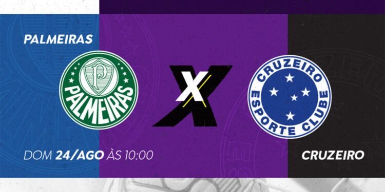 Palmeiras e Cruzeiro se enfrentam ao vivo na TV Brasil