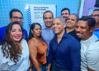 Cosme de Farias ganha nova escola reconstruída pela Prefeitura com 400 vagas para Educação Infantil e Fundamental I