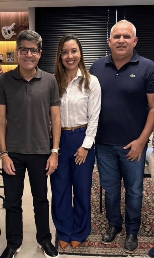 Viviany de Elizeu e Marquinhos do Leite articulam com ACM Neto estratégias para a CHAP-2026